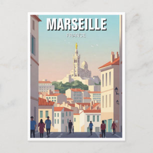 Cartão Postal Marseille France Viagem