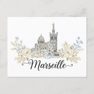 Cartão Postal Marseille France Viagem
