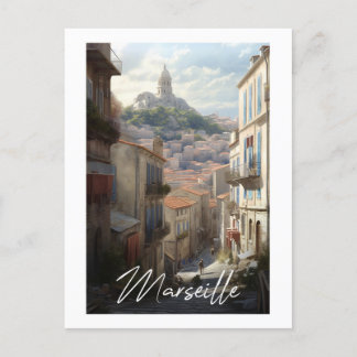 Cartão Postal Marseille - illustration