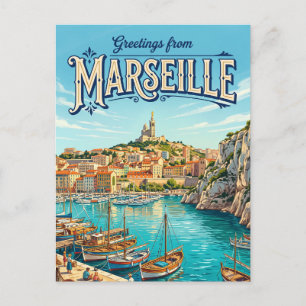 Cartão Postal Marselha França