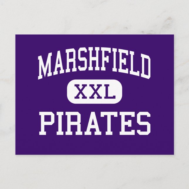 Cartão Postal Marshfield - Pirates - High - Coos Bay Oregon (Frente)