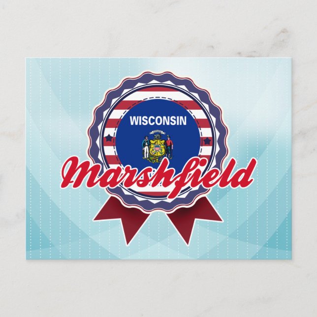 Cartão Postal Marshfield, WI (Frente)