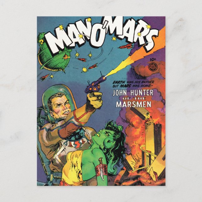 Cartão Postal Marsmen (Frente)