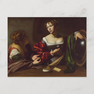 Cartão Postal Marta e Maria Madalena por Caravaggio