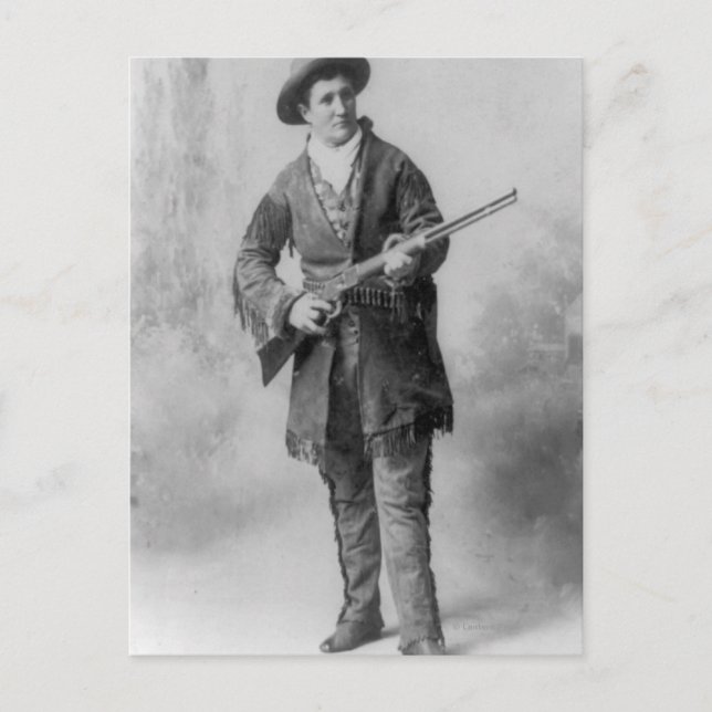 Cartão Postal Martha Canary "Calamity Jane" (Frente)
