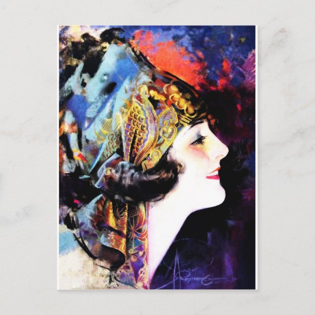 Cartão Postal Martha Mansfield (Frente)