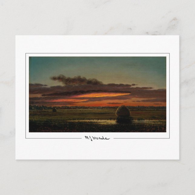 Cartão Postal Martin Johnson Heade #70 - Cartão-postal de arte (Frente)