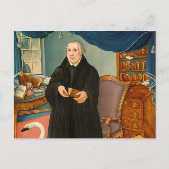 Cartão Postal Martin Luther, 1800 by Frederick Kemmelmeyer (Frente)