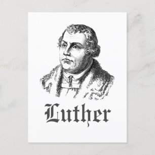 Cartão Postal Martin Luther Postcard