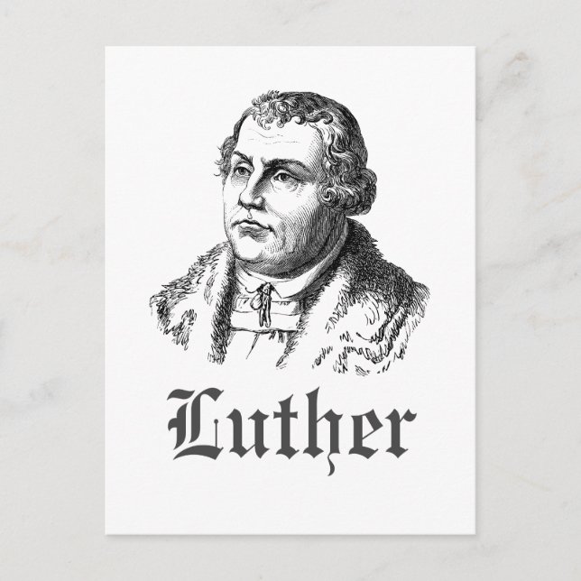 Cartão Postal Martin Luther Postcard (Frente)