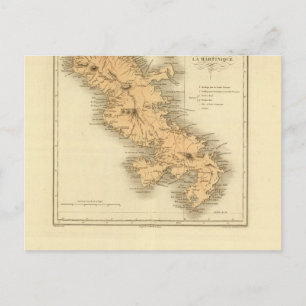 Cartão Postal Martinica