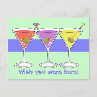 Cartão postal Martinis