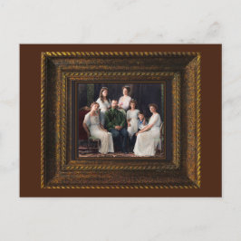 Cartão Postal Mártires Reais Russos Romanov Martyred 7-17-1918 