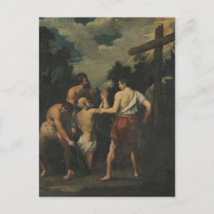 Cartão Postal Martírio de Ruas. Andrew de Guido Reni