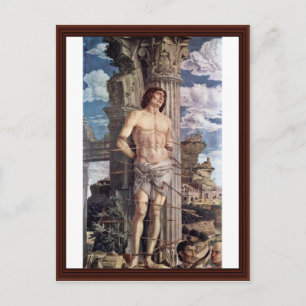 Cartão Postal Martírio de São Sebastião por Andrea Mantegna