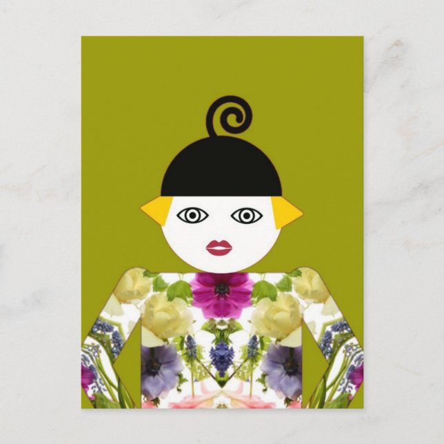 Cartão Postal Martzkin Blooming Postcard © 2012 M. Martz (Frente)