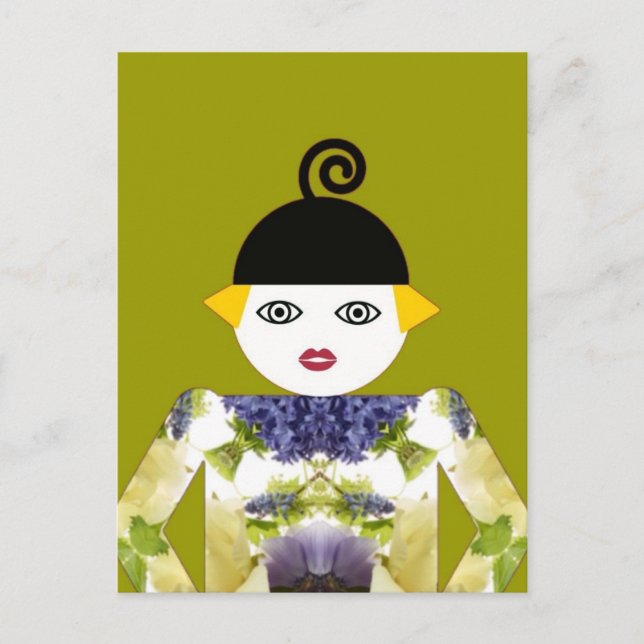 Cartão Postal Martzkin Blooming Postcard © 2012 M. Martz (Frente)