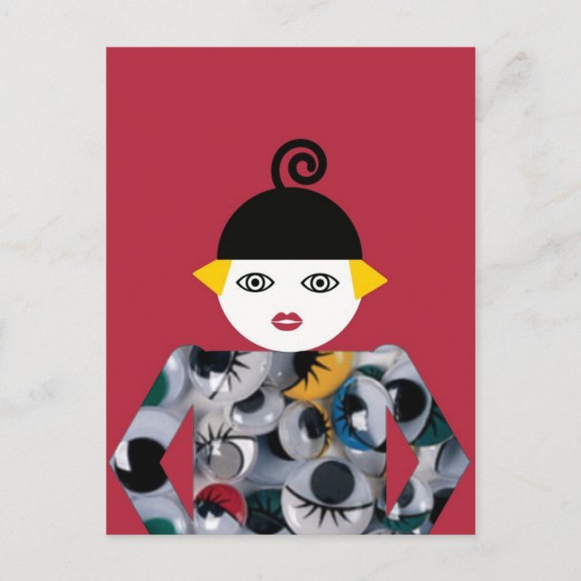 Cartão Postal Martzkin Eye-Catching Postcard © 2012 M. Martz (Frente)