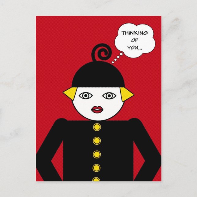 Cartão Postal Martzkin Pop Art Postcard © 2012 M. Martz (Frente)