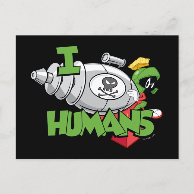 Cartão Postal MARVIN I Laser Humans (Frente)