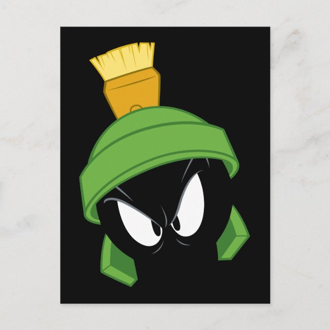 Cartão Postal MARVIN, O MARTIAN™ Angry Face (Frente)