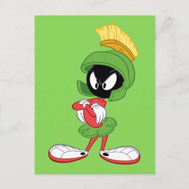 Cartão Postal MARVIN THE MARTIAN™ | Armas cruzadas (Frente)