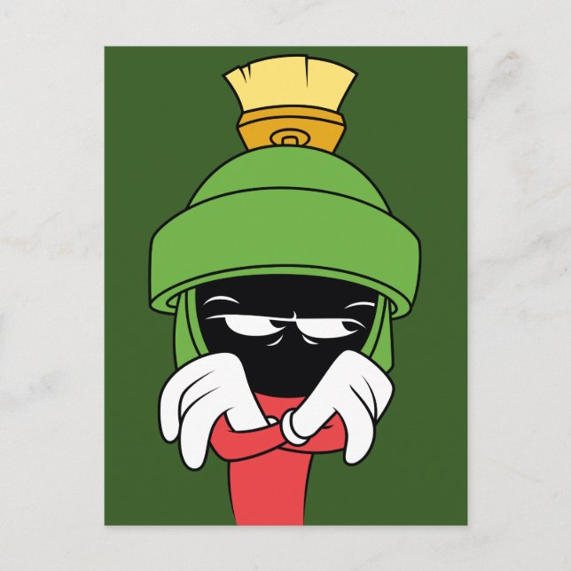 Cartão Postal MARVIN THE MARTIAN™ Pout (Frente)
