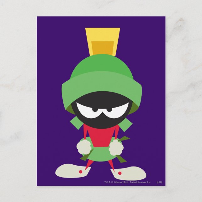 Cartão Postal MARVIN THE MARTIAN™ Ready to Attack (MARVIN O MART (Frente)
