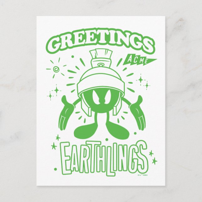 CARTÃO POSTAL MARVINA RETRO SÃ DO MARTIAN™ (Frente)