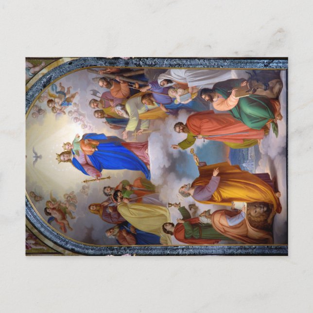 Cartão Postal Mary, Ajuda dos Cristãos (Frente)