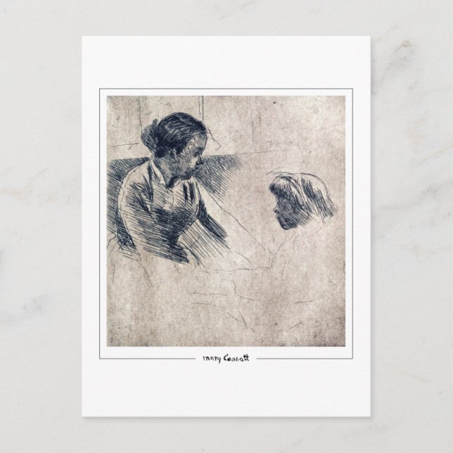 Cartão Postal Mary Cassatt #342 - Cartão-postal de arte (Frente)