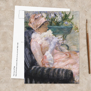 Cartão Postal Mary Cassatt - A Xícara de Chá