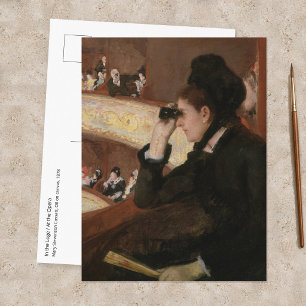 Cartão Postal Mary Cassatt - No camarote