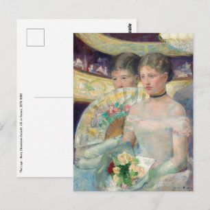 Cartão Postal Mary Cassatt - O camarote