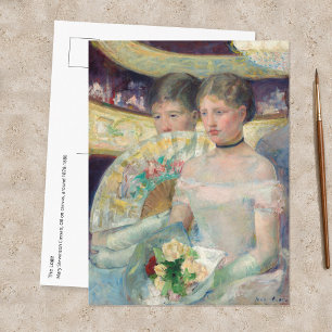 Cartão Postal Mary Cassatt - O camarote