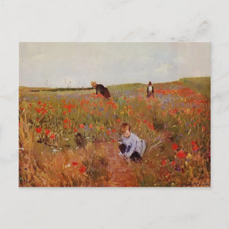 Cartão Postal Mary Cassatt: Papagaios vermelhos