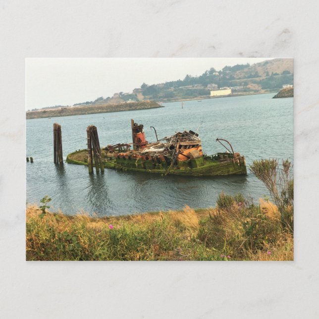 Cartão Postal Mary D. Hume, Dourada Beach, Oregon (Frente)