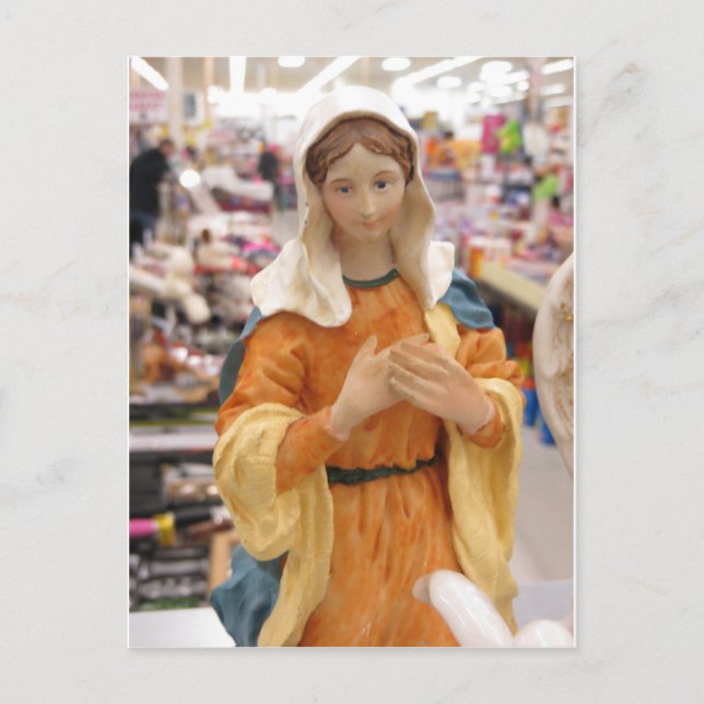 Cartão Postal Mary Figurine (Frente)