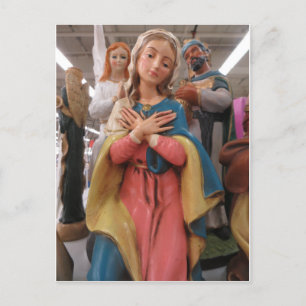 Cartão Postal Mary Figurine