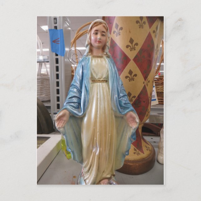 Cartão Postal Mary Figurine (Frente)