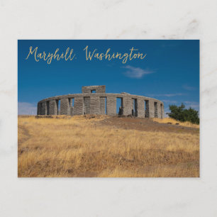 Cartão Postal Maryhill Washington Stonehenge Memorial de Guerra