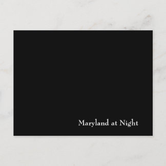 Cartão Postal Maryland à noite