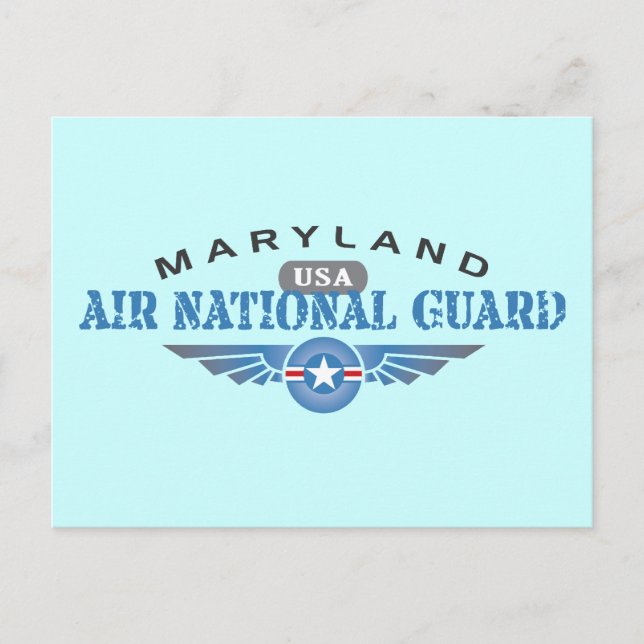 Cartão Postal Maryland Air National Guarda (Frente)