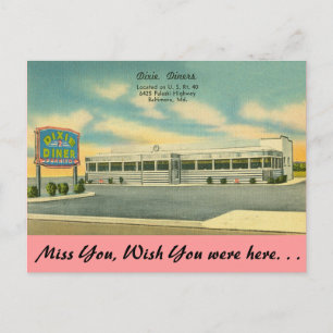 Cartão Postal Maryland, Dixie Diners, Baltimore