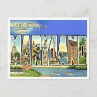 Maryland Saudações Dos Estados Unidos