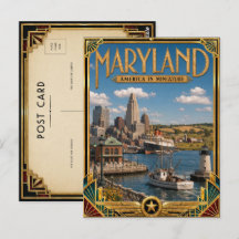 Maryland Vintage Art Deco Era de Ouro