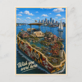Cartão Postal Maryland | Wish You Were Here | Série Estado