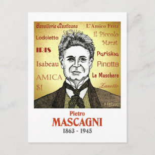 Cartão Postal Mascagni