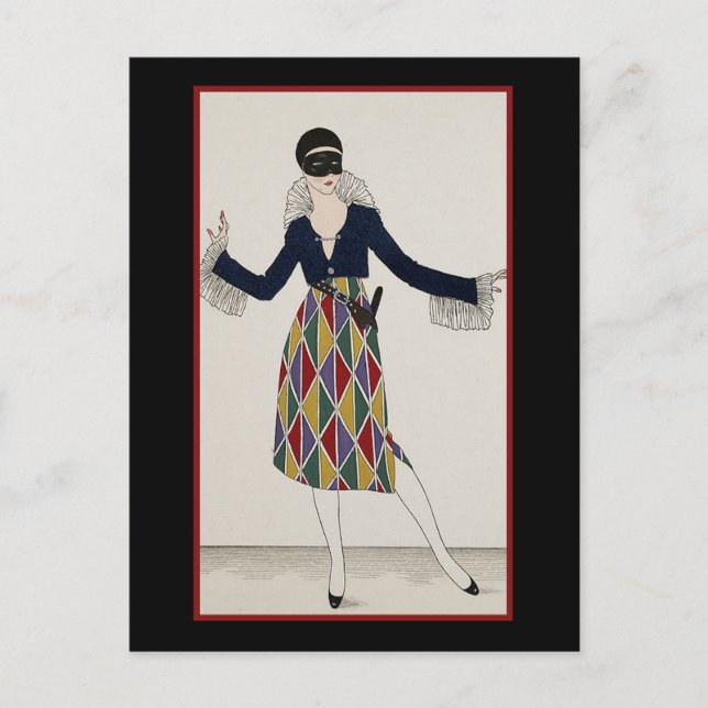 Cartão Postal Máscara (Frente)