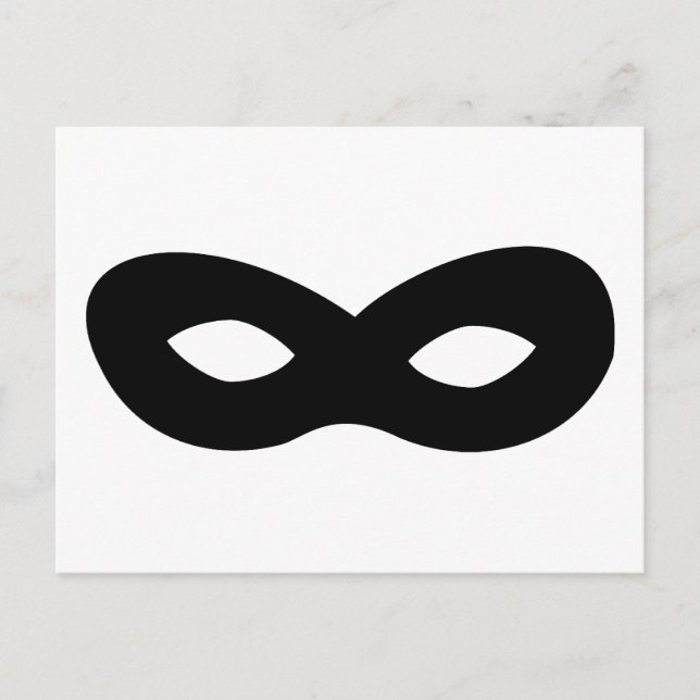 Cartão Postal Máscara (Frente)